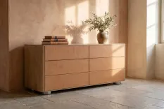 Комод Elegante c фасадами из кожи_1.webp